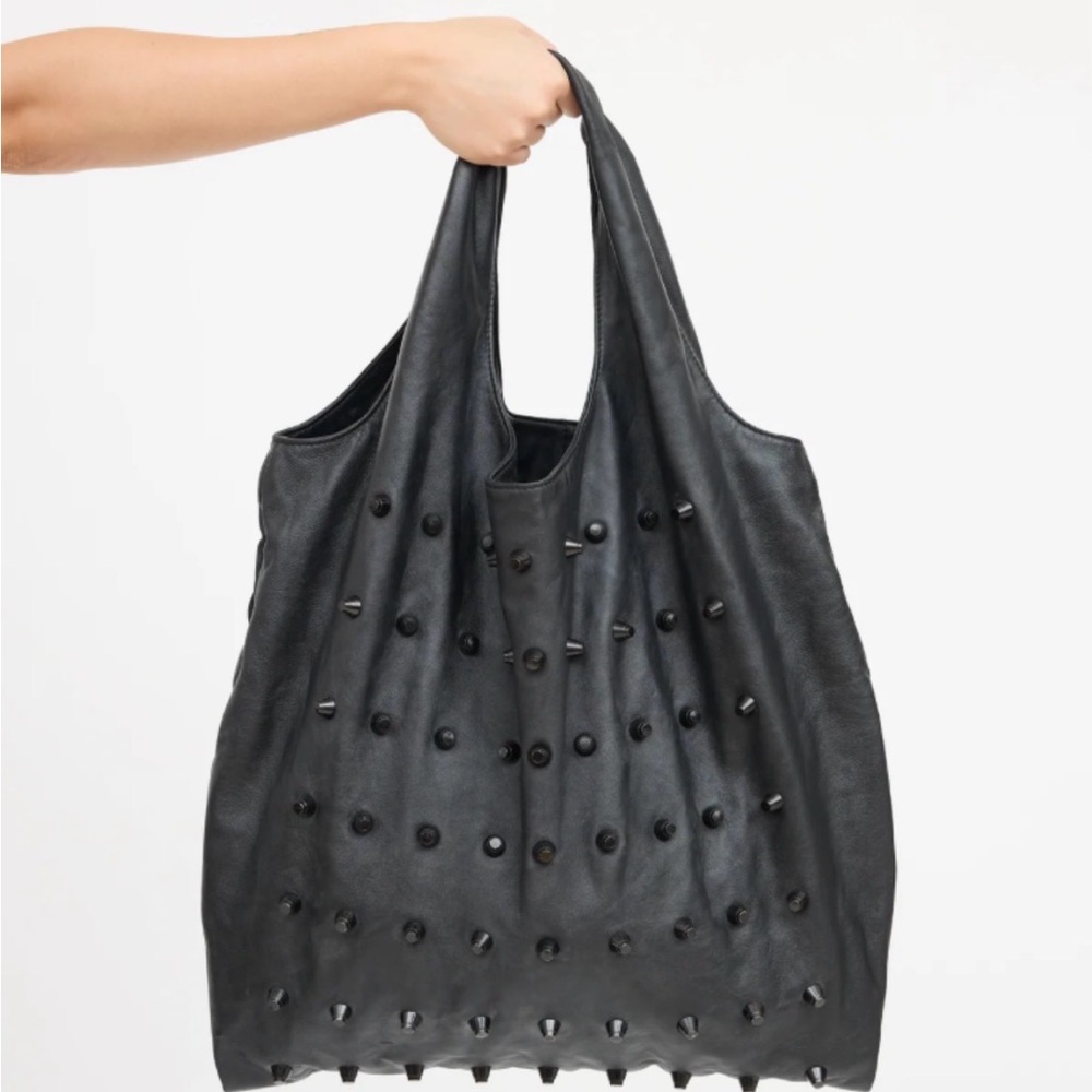Alexander Wang Hilary Black Studded Tote